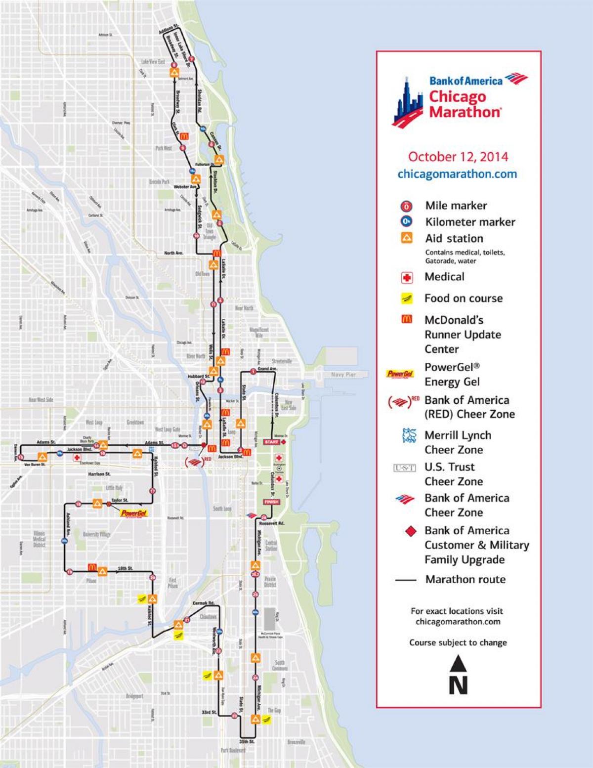 Chicago Maratonu yarış göster