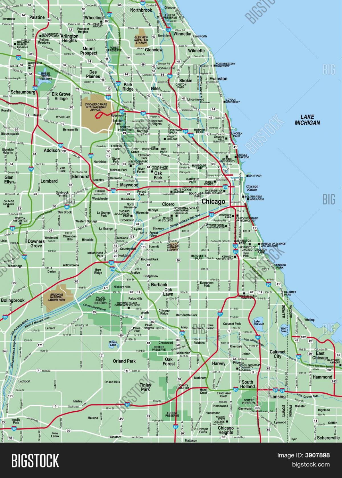 harita Chicago area