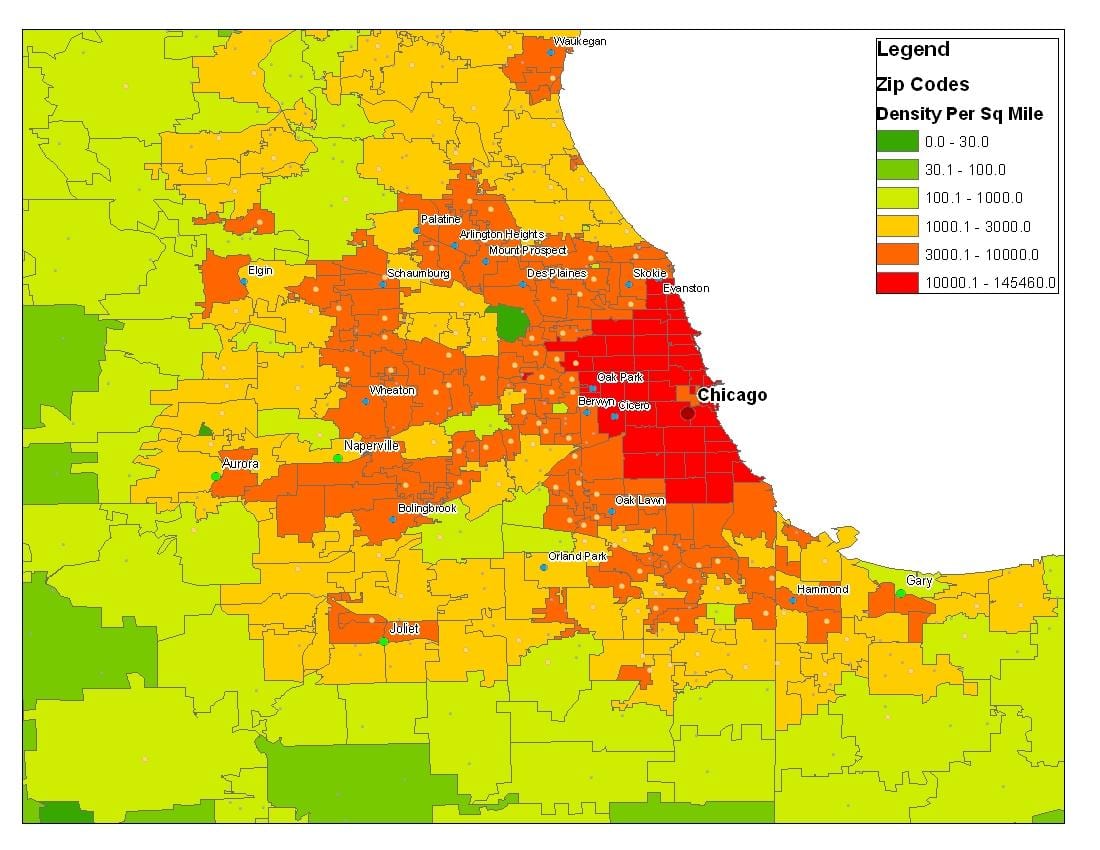 Chicago demografik göster