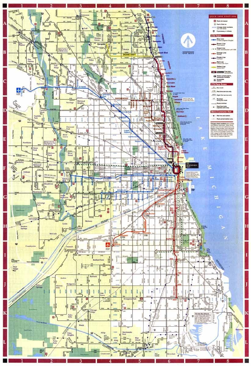 Chicago şehir haritası