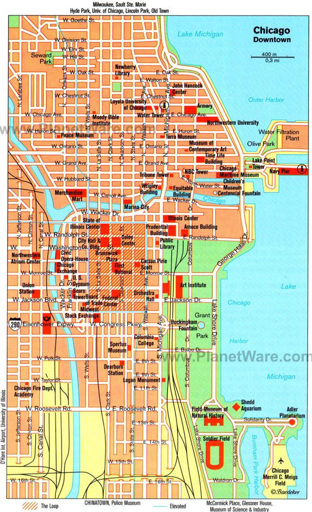 Chicago haritası görülecek