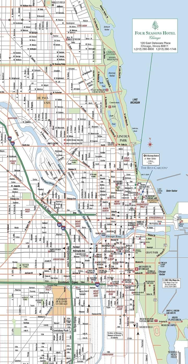 Chicago sokak haritası