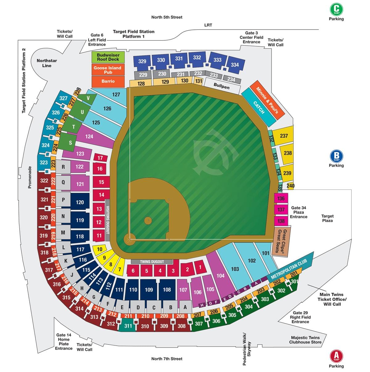 koltuk numaraları ile wrigley field oturma göster