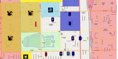 Çete harita Chicago