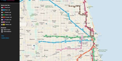 Chicago cta tren göster