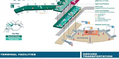 O Hare Uluslararası Havaalanı Haritayı göster