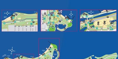 Chicago haritası Plajlar